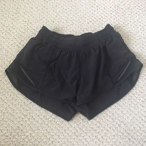Lululemon Black Hotty Hot Shorts